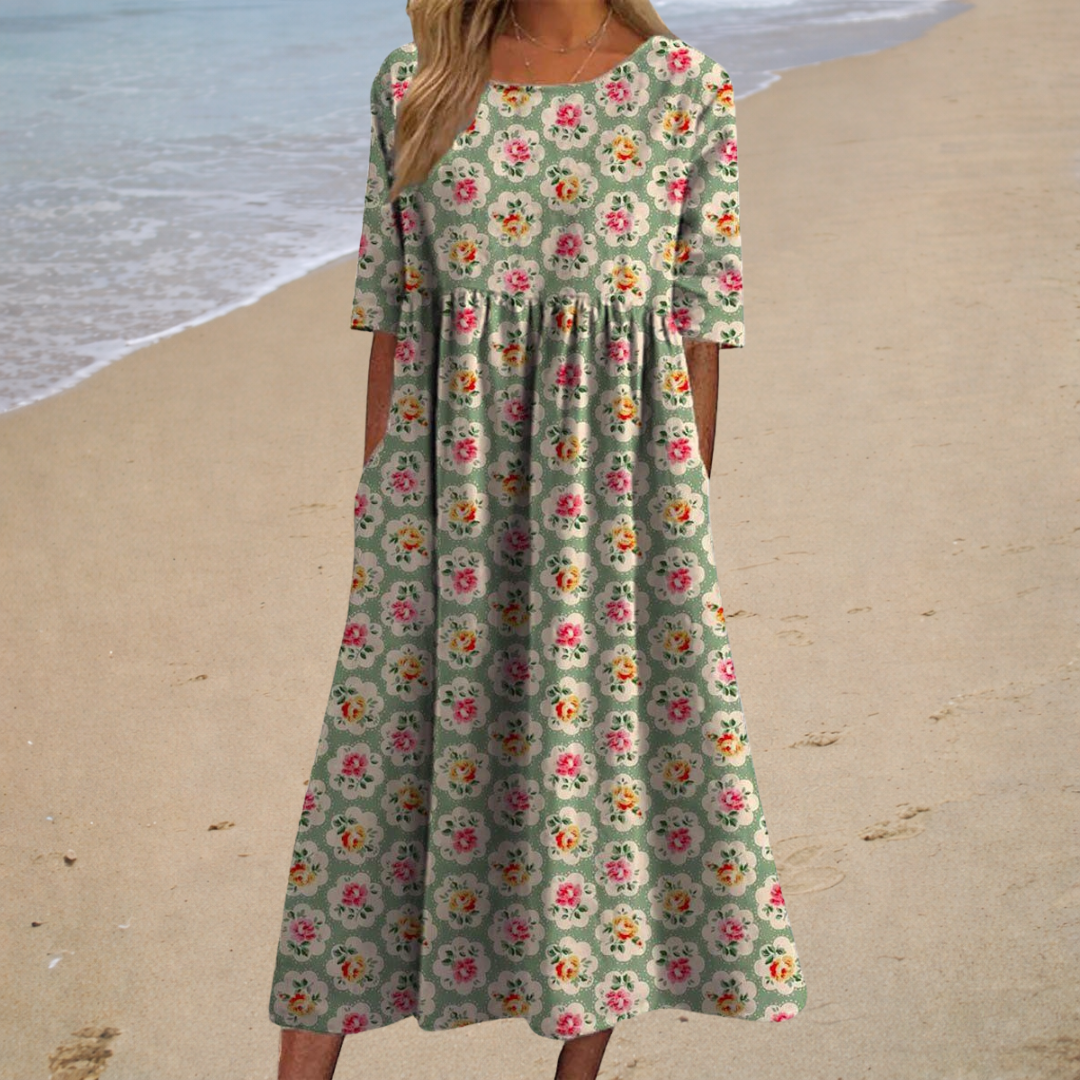 Vestido Longo Fluido, Chique e Confortável