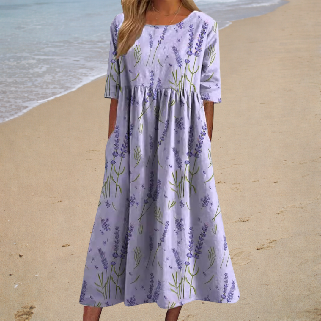 Vestido Longo Fluido, Chique e Confortável