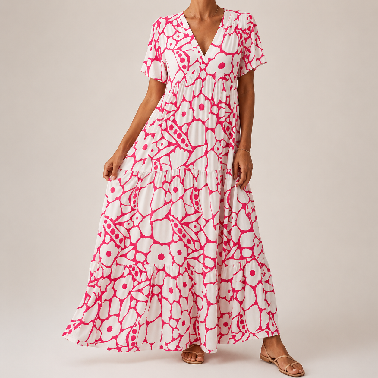 Vestido Estampado Boémio