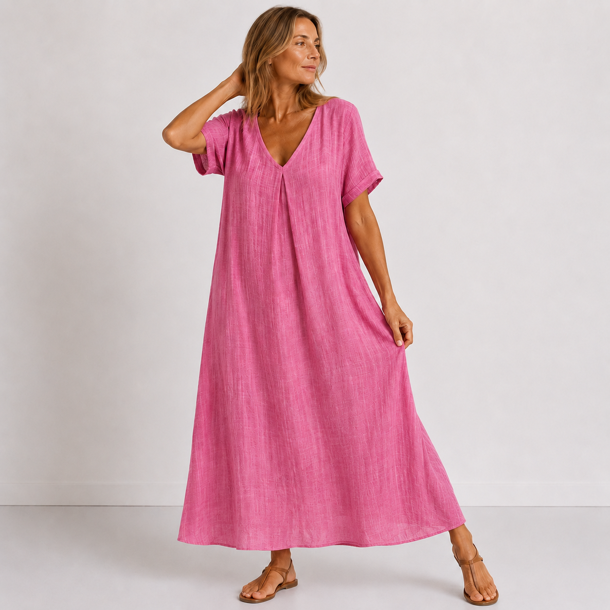 Violette | Vestido longo fluido