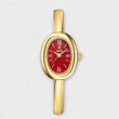 Dourado e vermelho