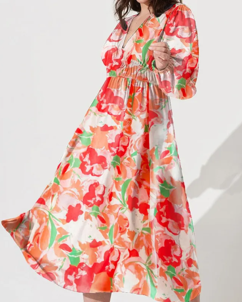 Celine | Vestido Feminino com Motivo Floral