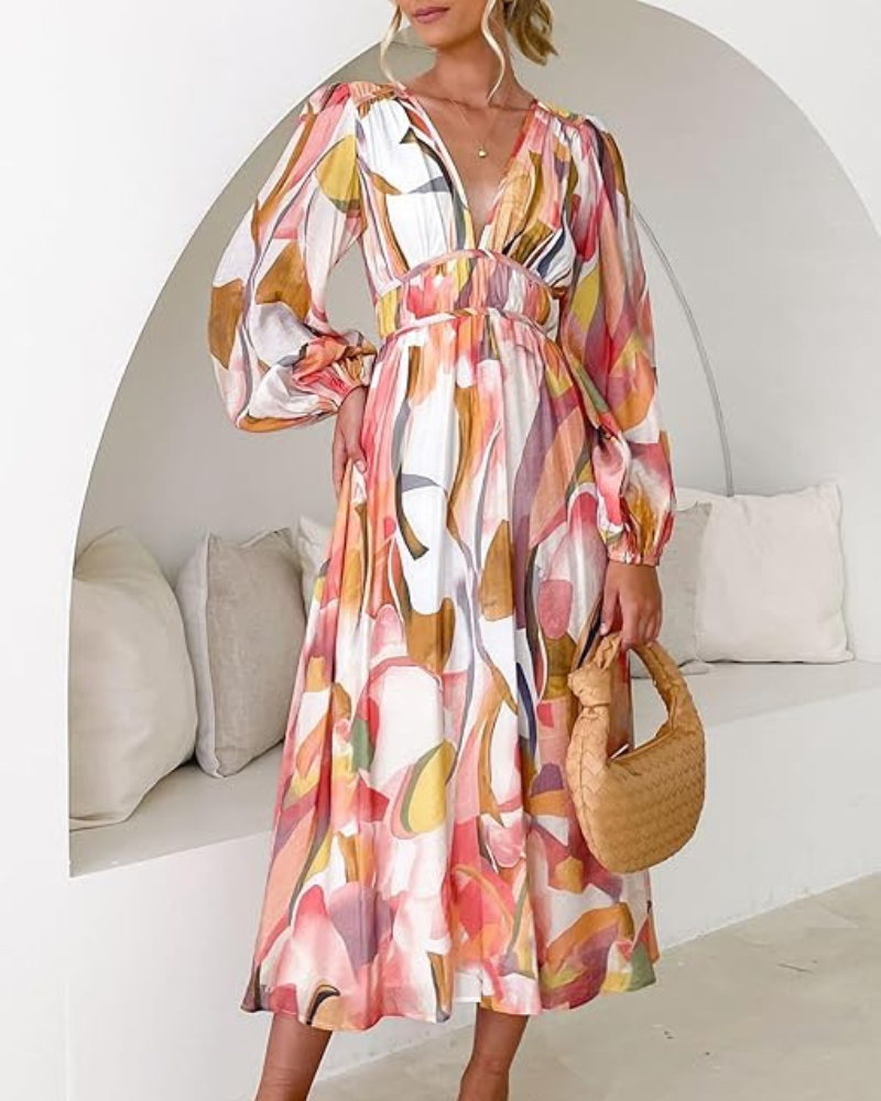 Celine | Vestido Feminino com Motivo Floral