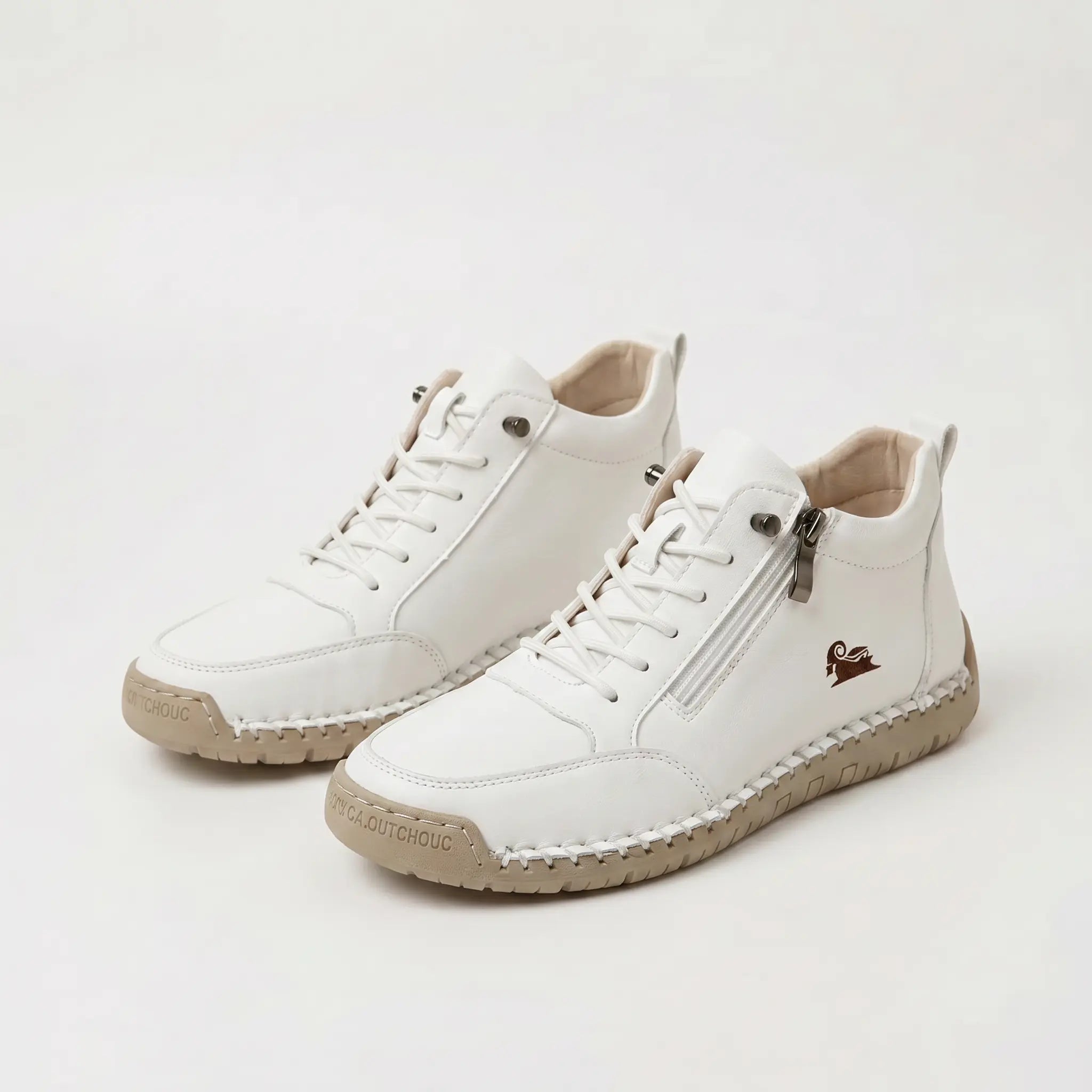 Flora Sapatos Ortopédicos Confortáveis com Fecho