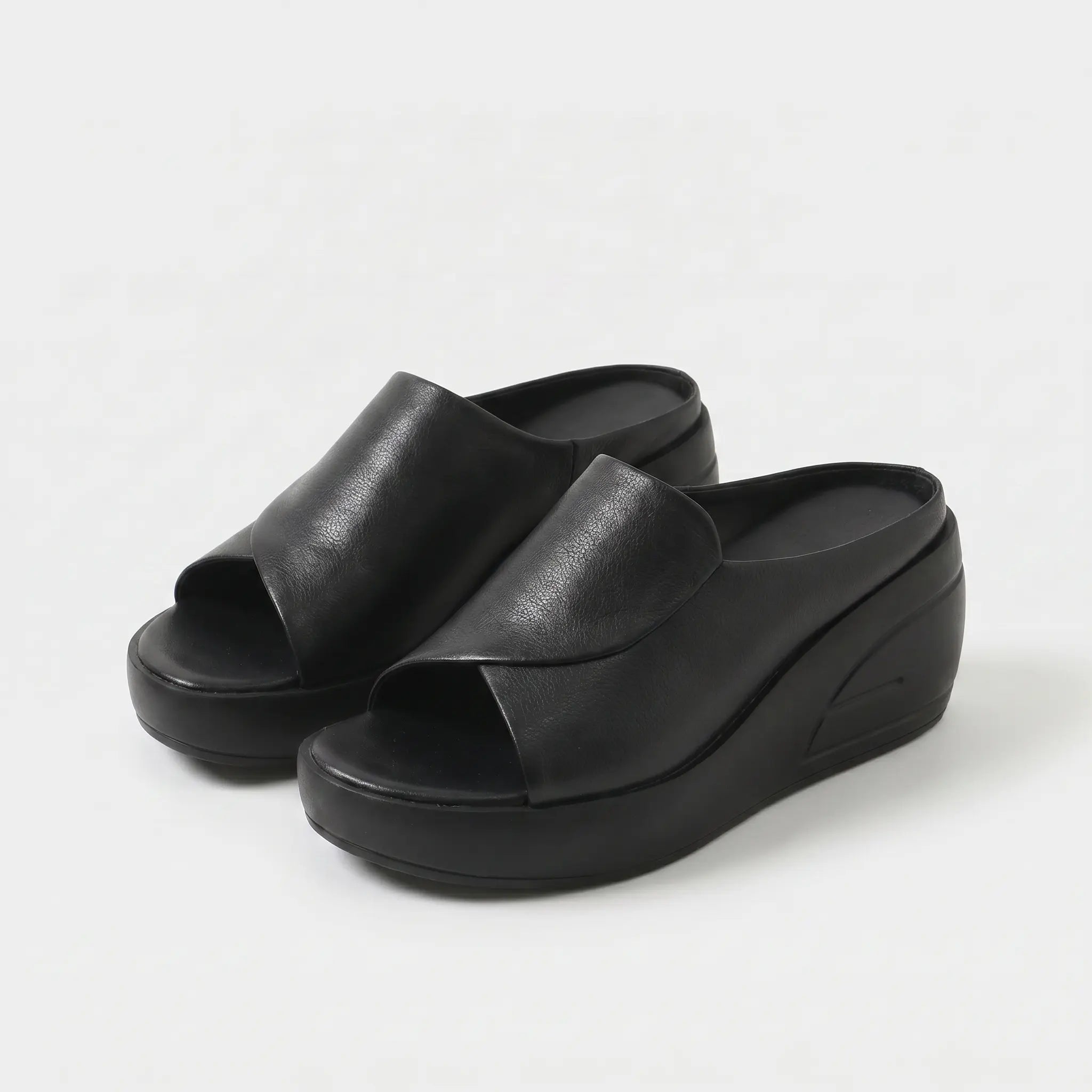 Elisa Sandálias Cunha Slip-on Ortopédicas