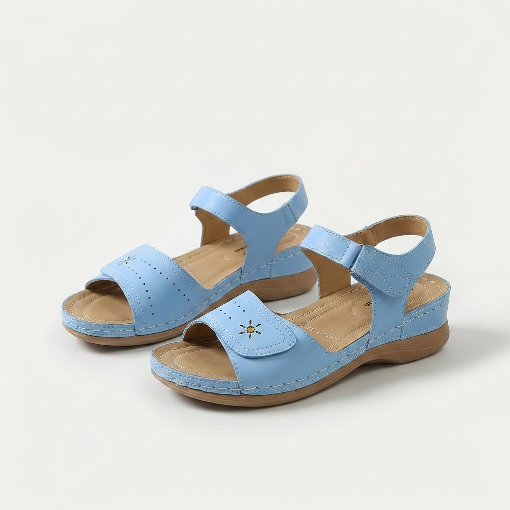 Liana Sandálias de Verão com Velcro Leves