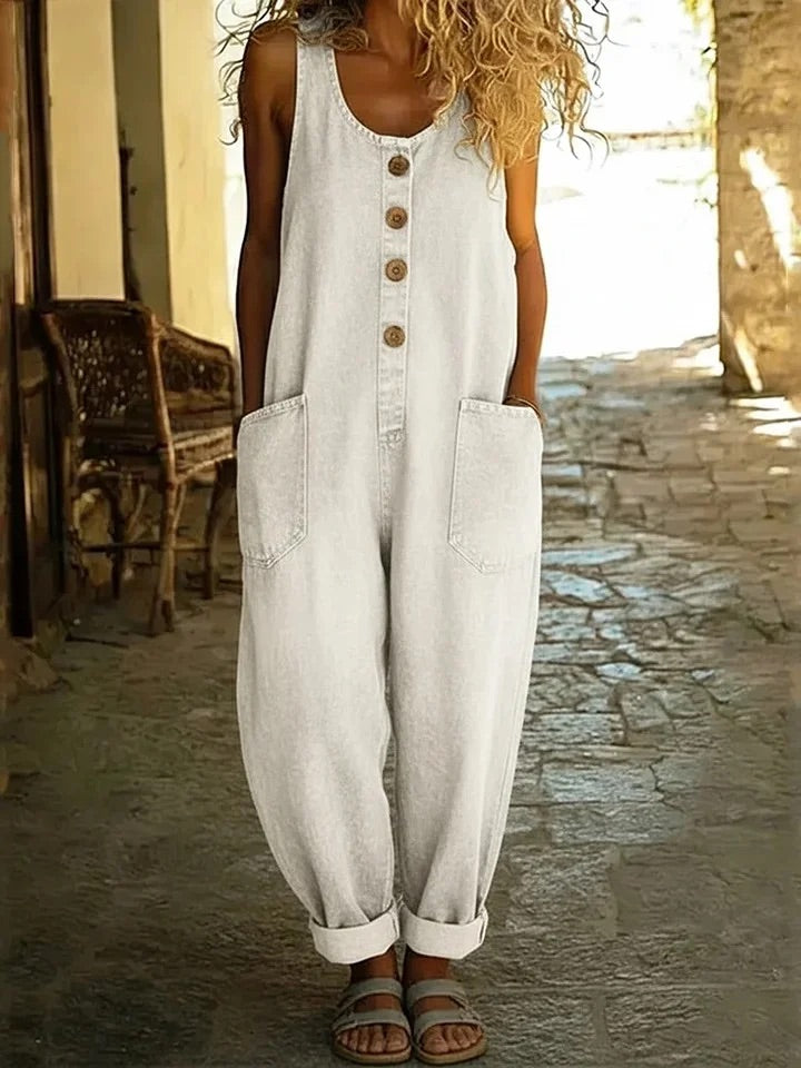 Ruth | Calças Jeans Vintage de Algodão Estruturadas