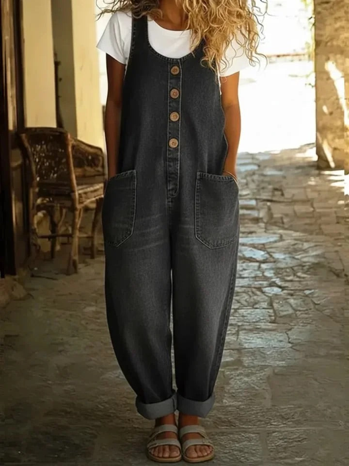 Ruth | Calças Jeans Vintage de Algodão Estruturadas